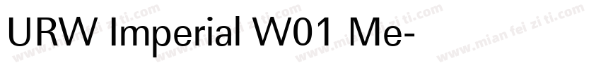 URW Imperial W01 Me字体转换
